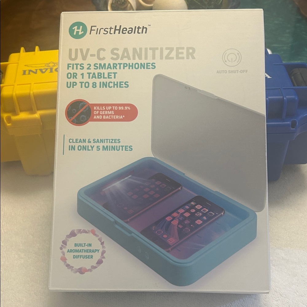 FirstHealth UV-C Sanitizer, to clean sanitize smartphones/tablets using UV-C NIB